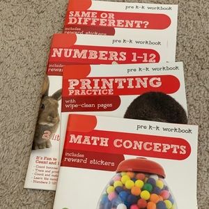 PreK workbooks